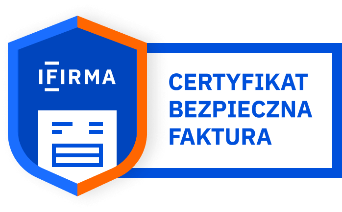 Certyfikat bezpieczne e-faktury dostarcza program do faktur ifirma.pl