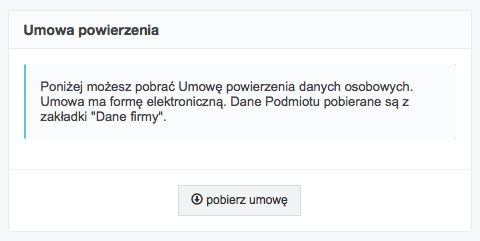 RODO w ifirma.pl