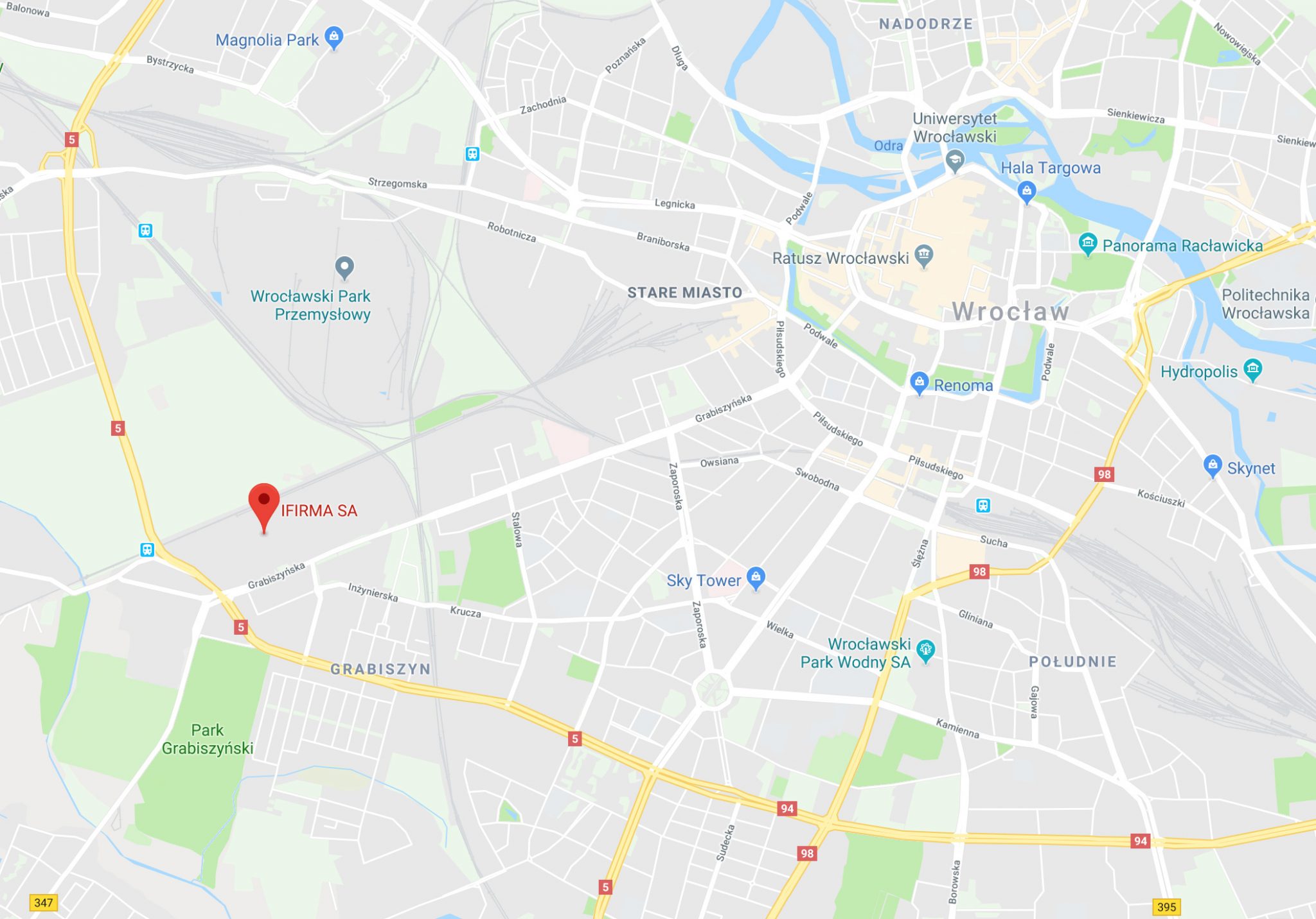 ifirma sa - mapa, dojazd, lokalizacja