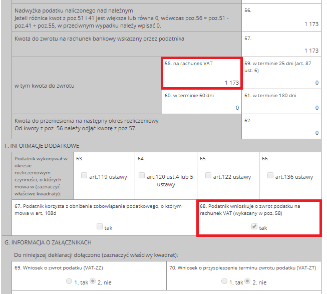 formularz VAT-7/VAT-7K