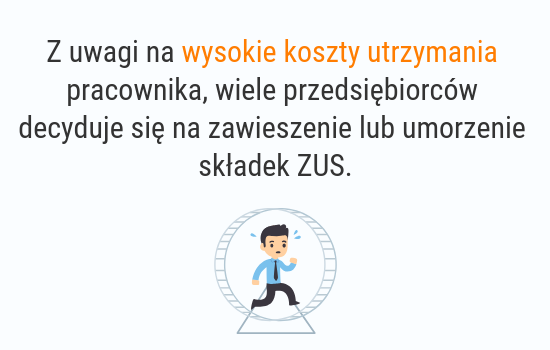 zawieszenie lub umorzenie składek koszty pracownicze