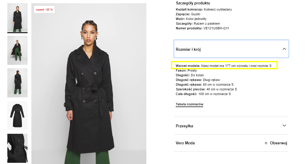 błędy UX przykład 2 opis produktu przyjazny użytkownikowi
