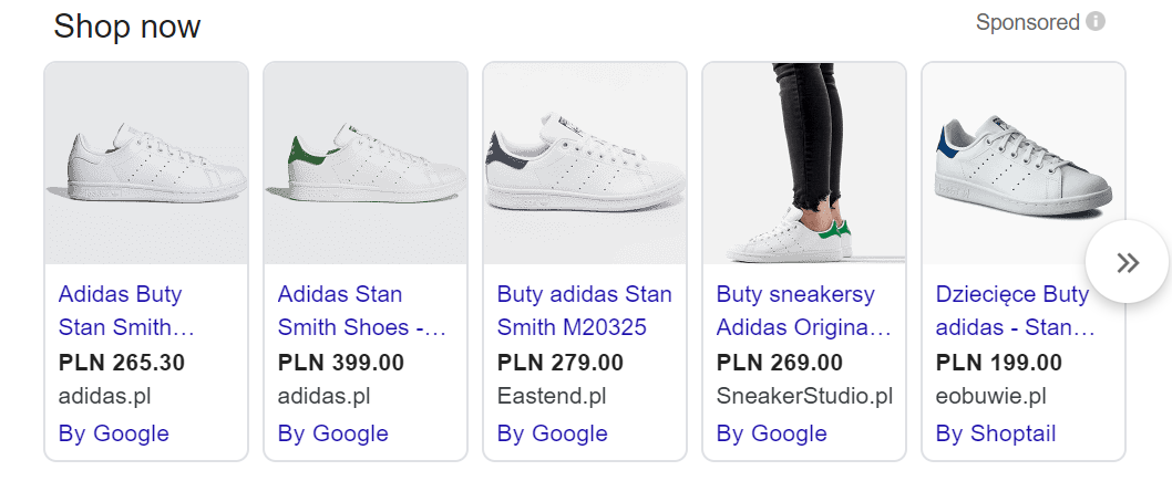 reklama google shopping