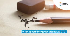 błędny kod GTU korekta JPK