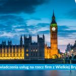 sprzedaż usług do wielkiej brytanii 2021