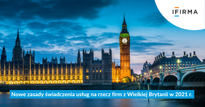 sprzedaż usług do wielkiej brytanii 2021