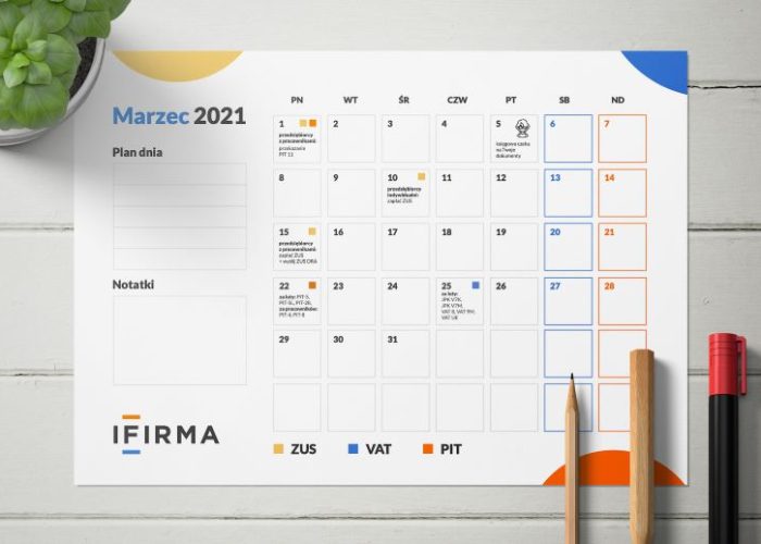 planer marzec 2021