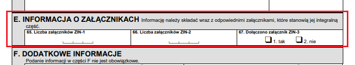 część E