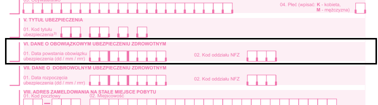 obowiązkowe ubezpieczenie zdrowotne