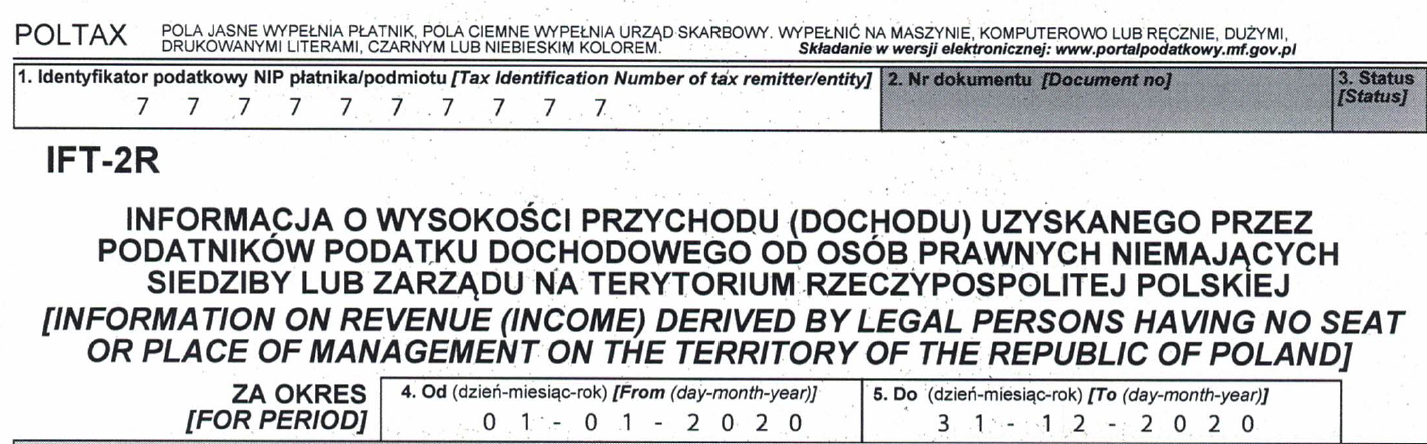 Ift-2R A Umowa Z Volkswagen Leasing - Jak Wypełnić Formularz Ift-2R?