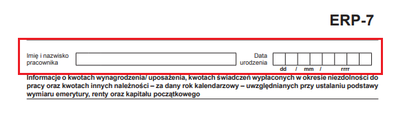 informacje o wypłaconych świadczeniach cz.2