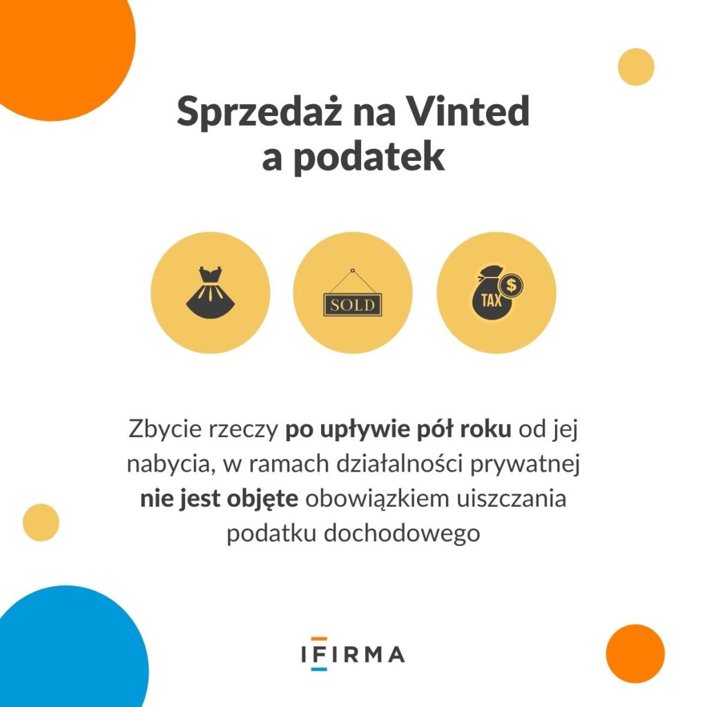 sprzedaż na vinted a podatek