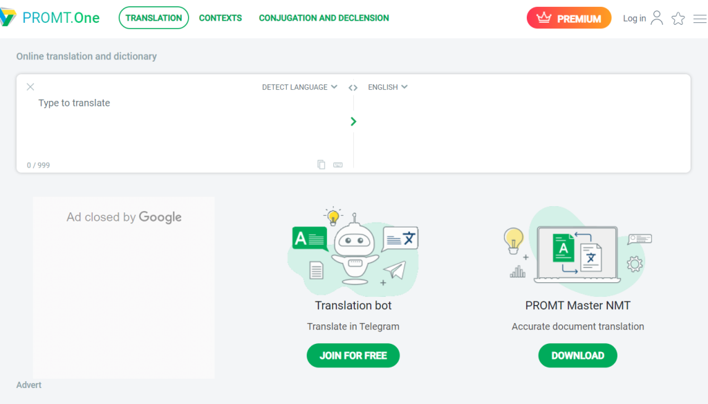 PROMT Online Translator