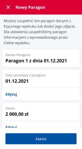 jak dodać paragon w aplikacji e-paragony