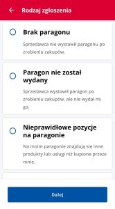 wybierz rodzaj zgloszenia w e-paragony wybierz rodzaj zgloszenia w e-paragony
