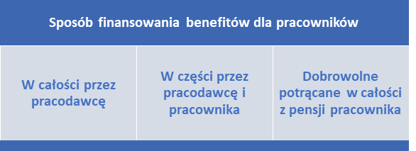 sposoby finansowania benefitów