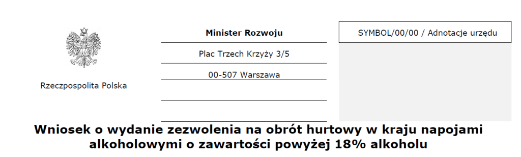 wniosek o wydanie zezwolenia na obrót hurtowy 3