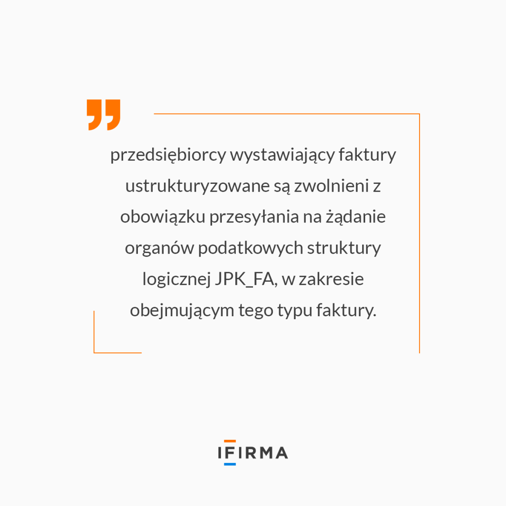 faktury ksef a obowiazek przesyłania JPK