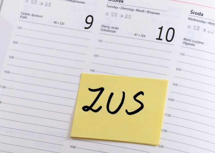 data księgowania składek ZUS