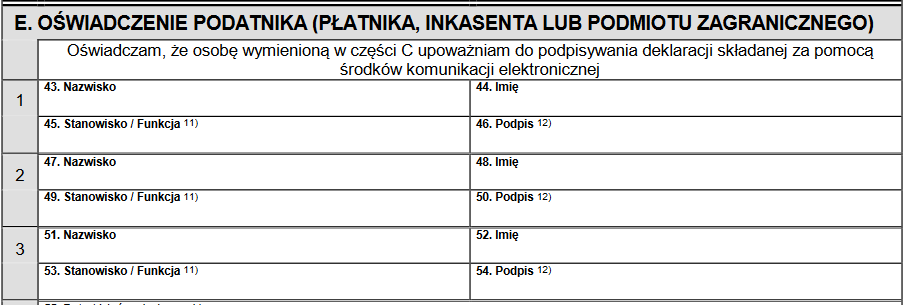 UPL-1 - oświadczenie podatnika