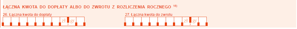 ZUS DRA 2023 - łączna kwota