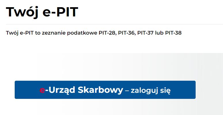 usługa Twój e-PIT