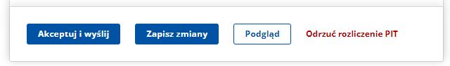 Twój e-PIT - zaakceptuj i wyślij