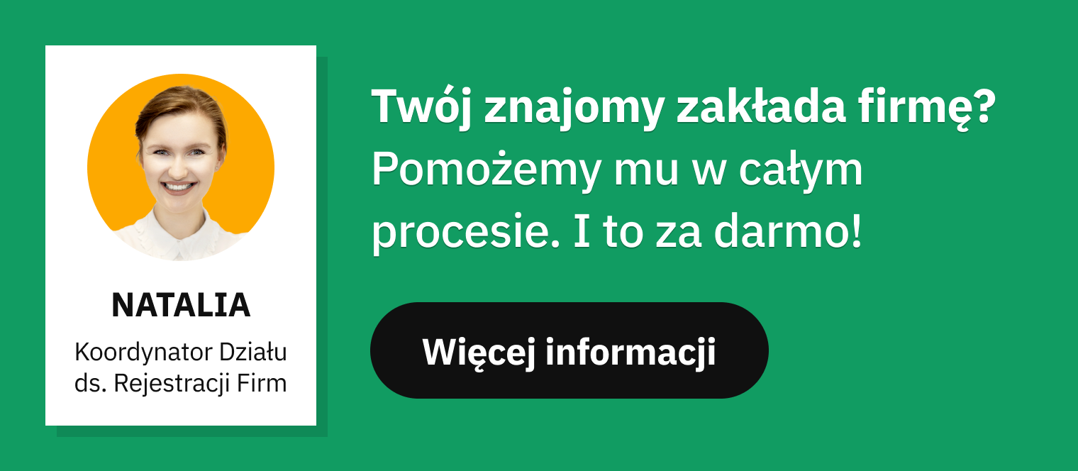 Twój znajomy zakłada firmę Blog banner