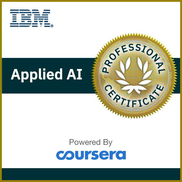 IBM Professional Certificate Applied AI