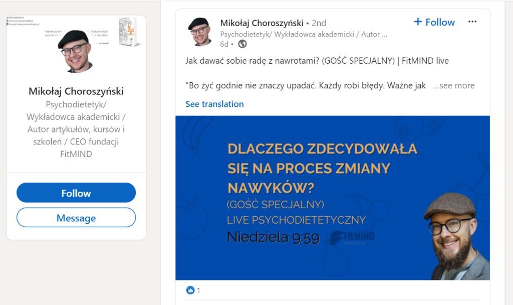 LinkedIn — Marketing w branży medycznej