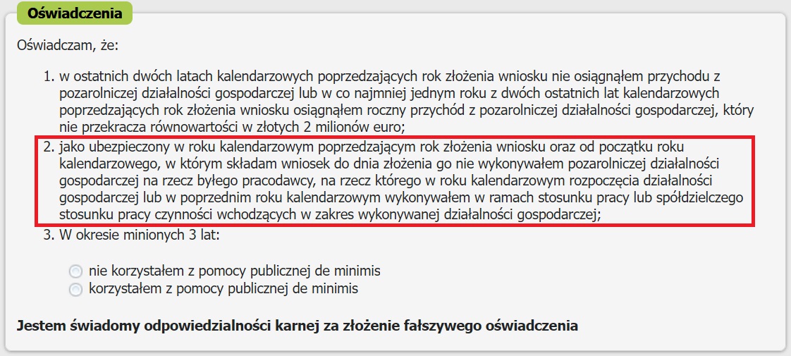 wniosek RWS oświadczenie 2