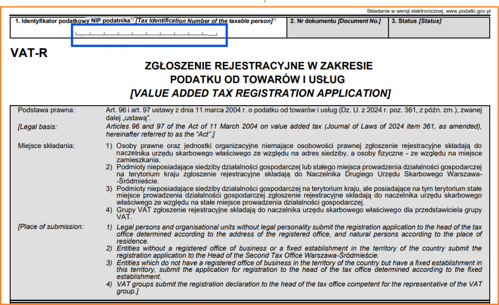 Jak wypełnić VAT-R 