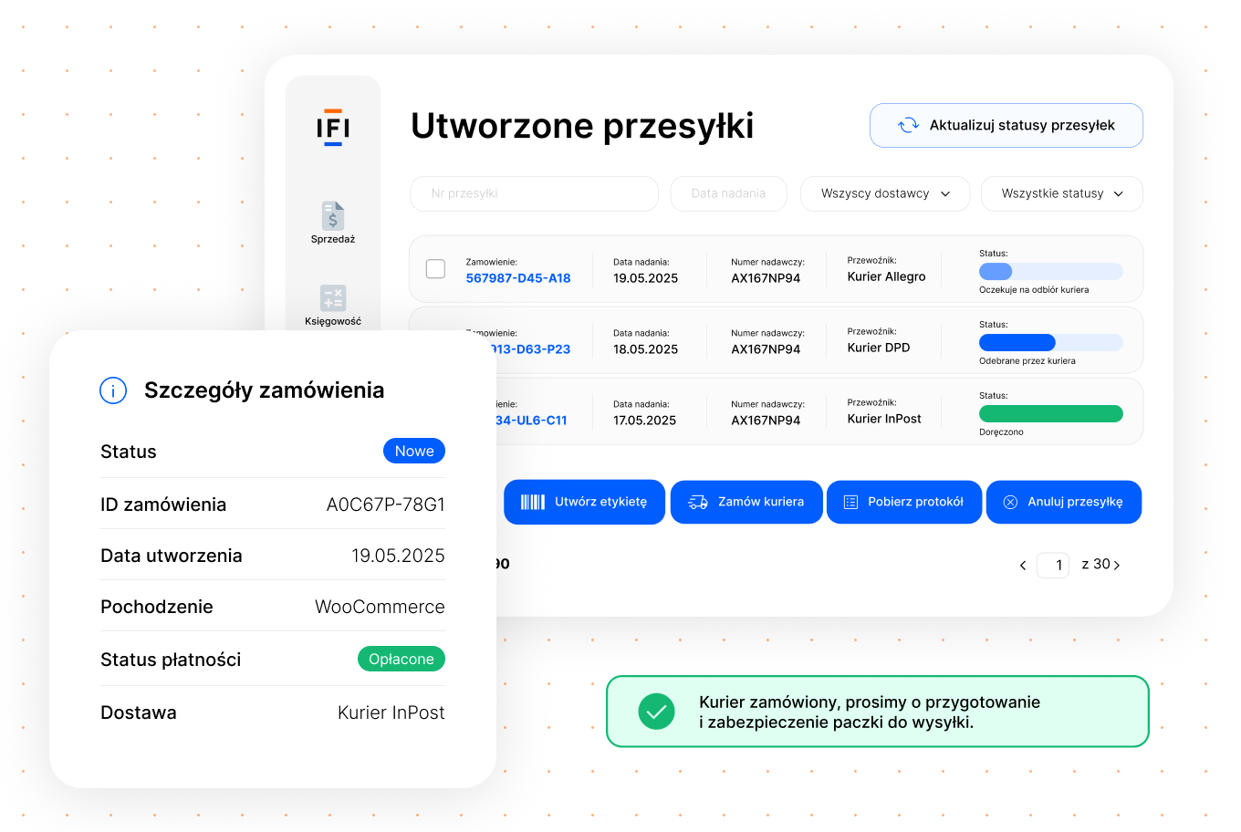wocommerce kurierzy