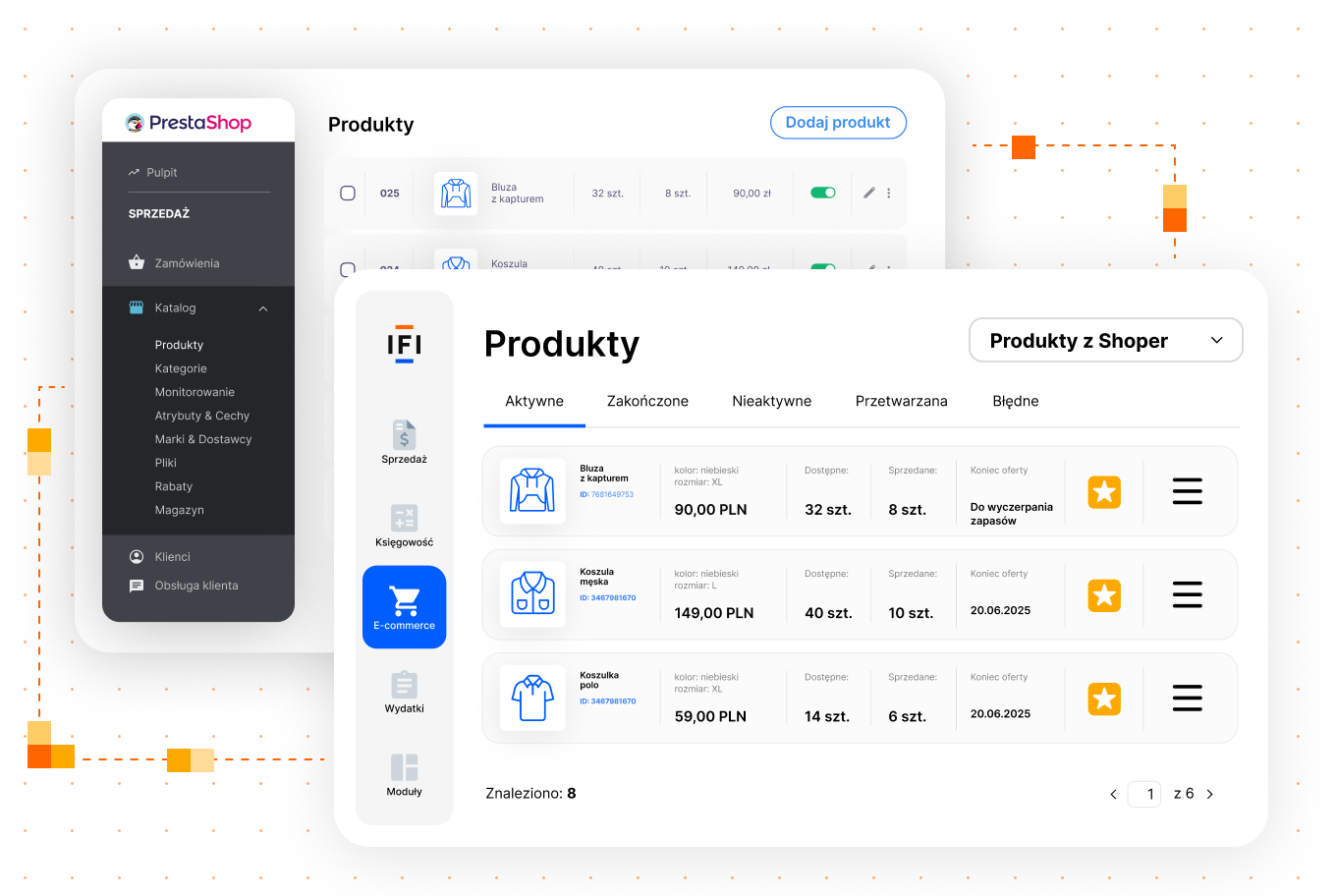 import bazy prestashop