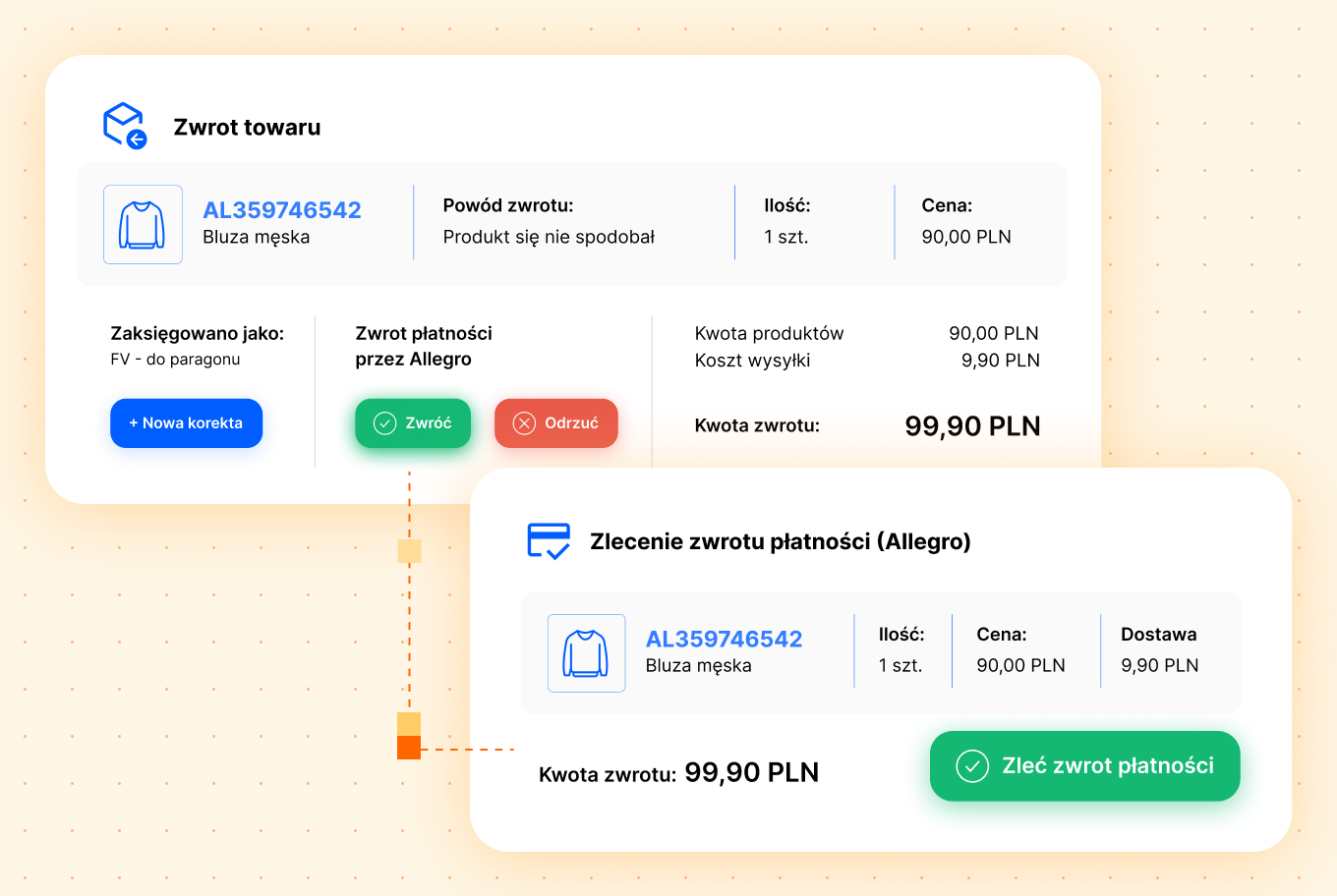 zwroty woocommerce