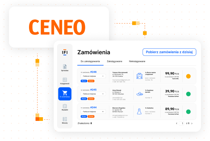 integracja ceneo pobieranie zamówień