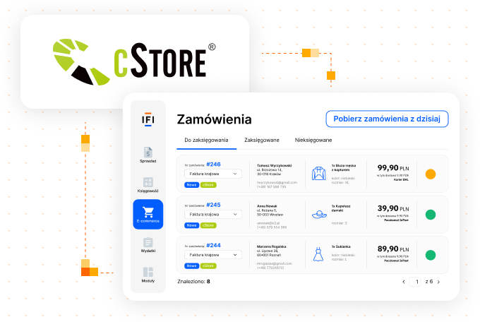 cStore zamówienia