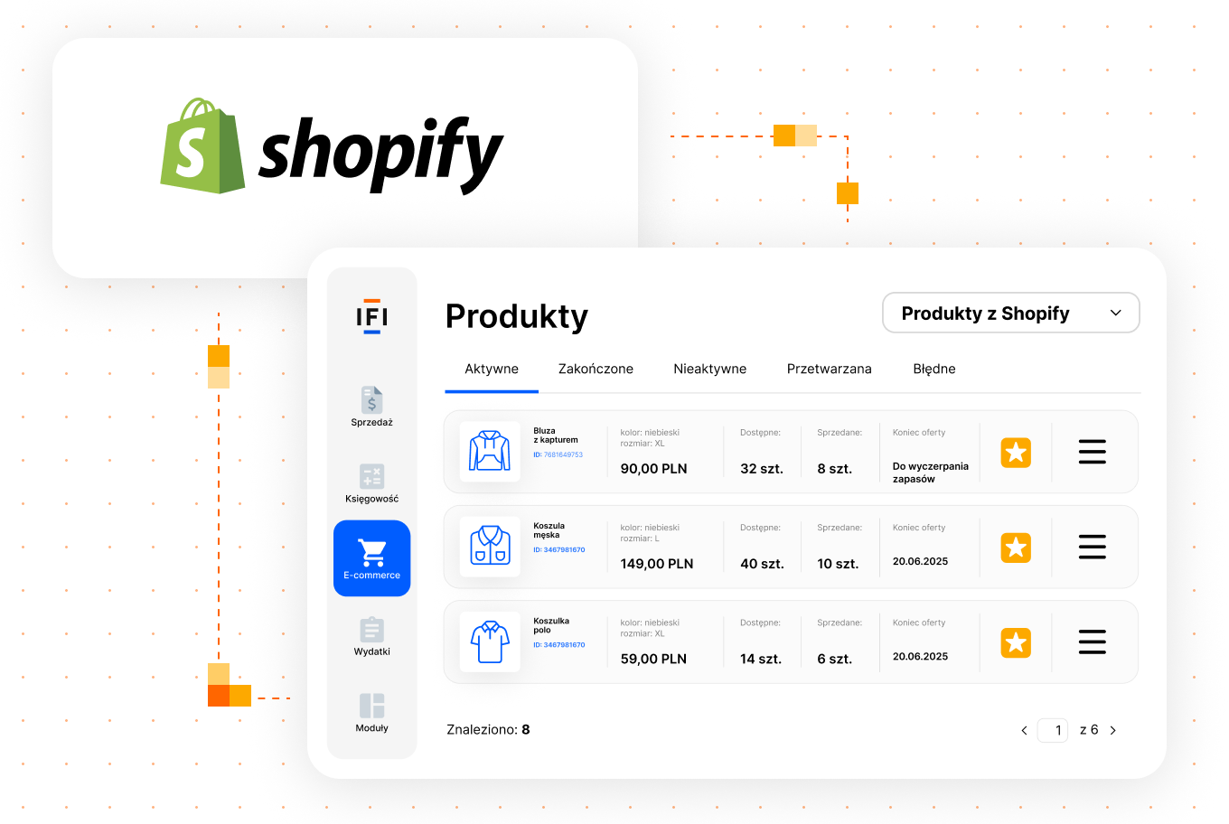 shopify import produktów