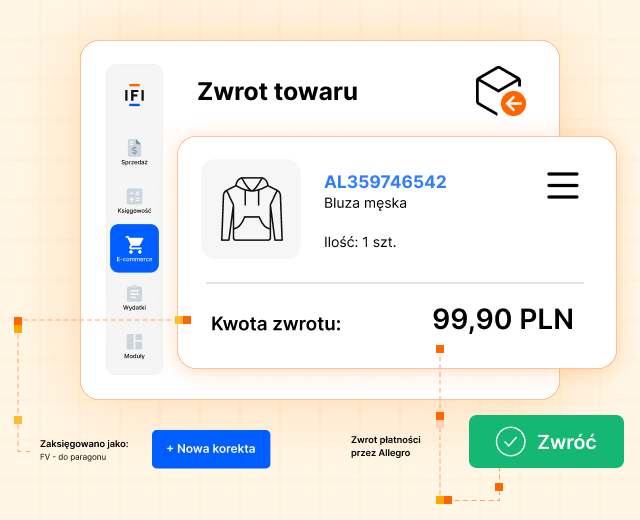 manager zwrotów ifirma