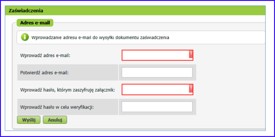 Samodzielne tworzenie zaświadczeń z danymi z ZUS