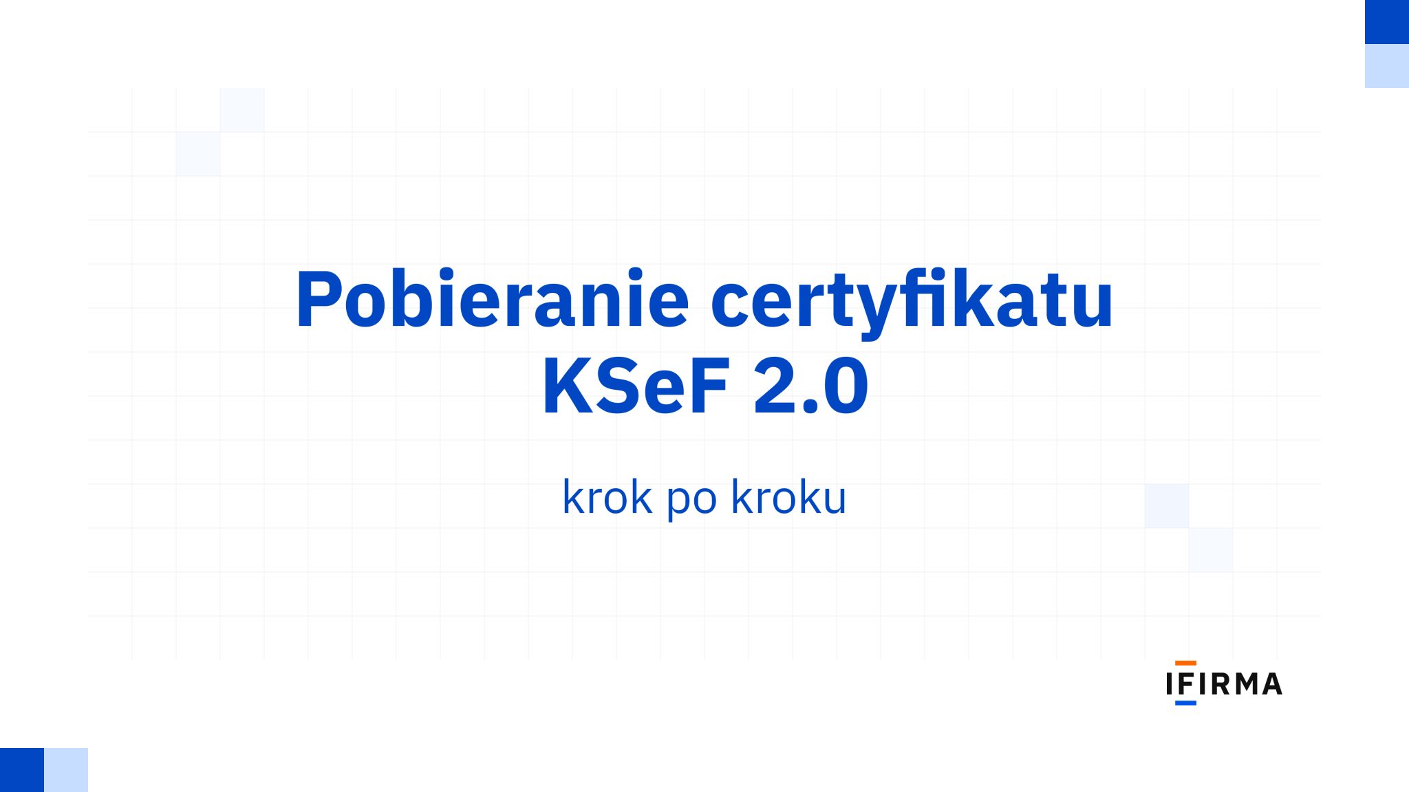 pobieranie certyfikatu KSeF