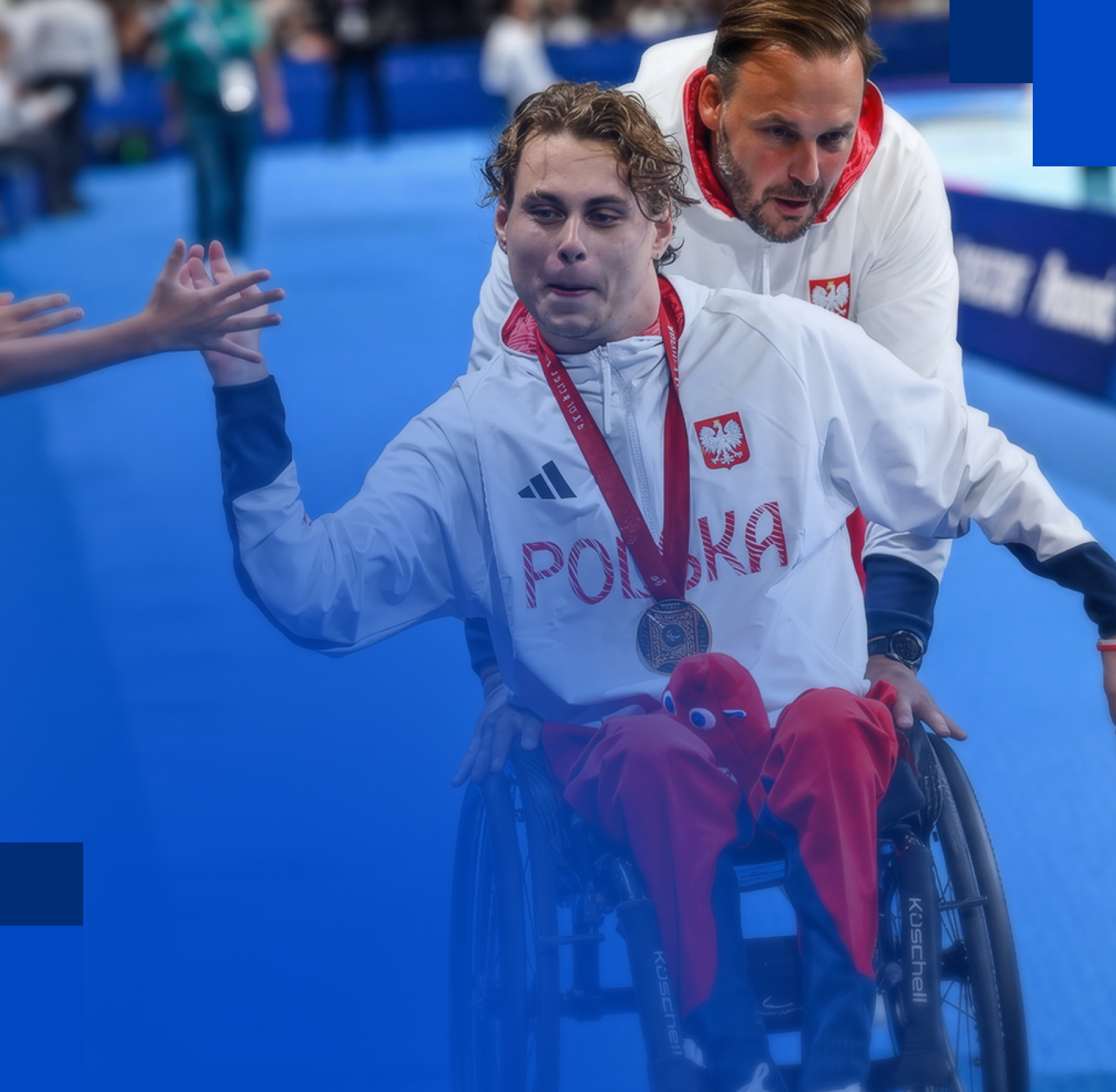 Kamil podczas zawodów
